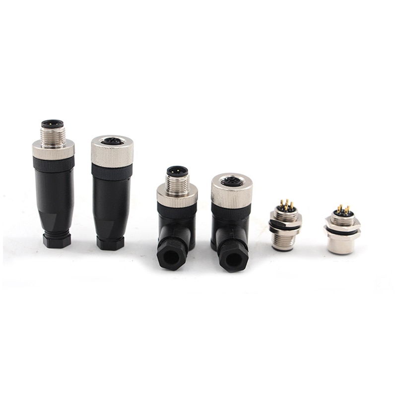  ڵ ڵ M12 4Pin  Ŀ        ÷ 4 ھ   Audio Speaker Mini Small Adapter ping/Whole